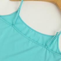 Combed cotton camisole womens short small bottoming shirt slim and tight black and white outer wear inner wear adjustable thin summer