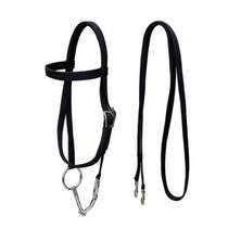 Halter ring chew mouth special price bit iron bit horse water leash reinforced double-layer webbing chewing reins fork