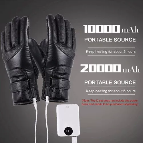 USB Winter Electric Electric Prompling Glove - это кожа ручной