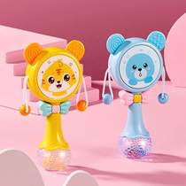 -03 hand-cranked baby baby music 6 drum rattle toy puzzle stick 1 month newborn-year-old three rattles 1