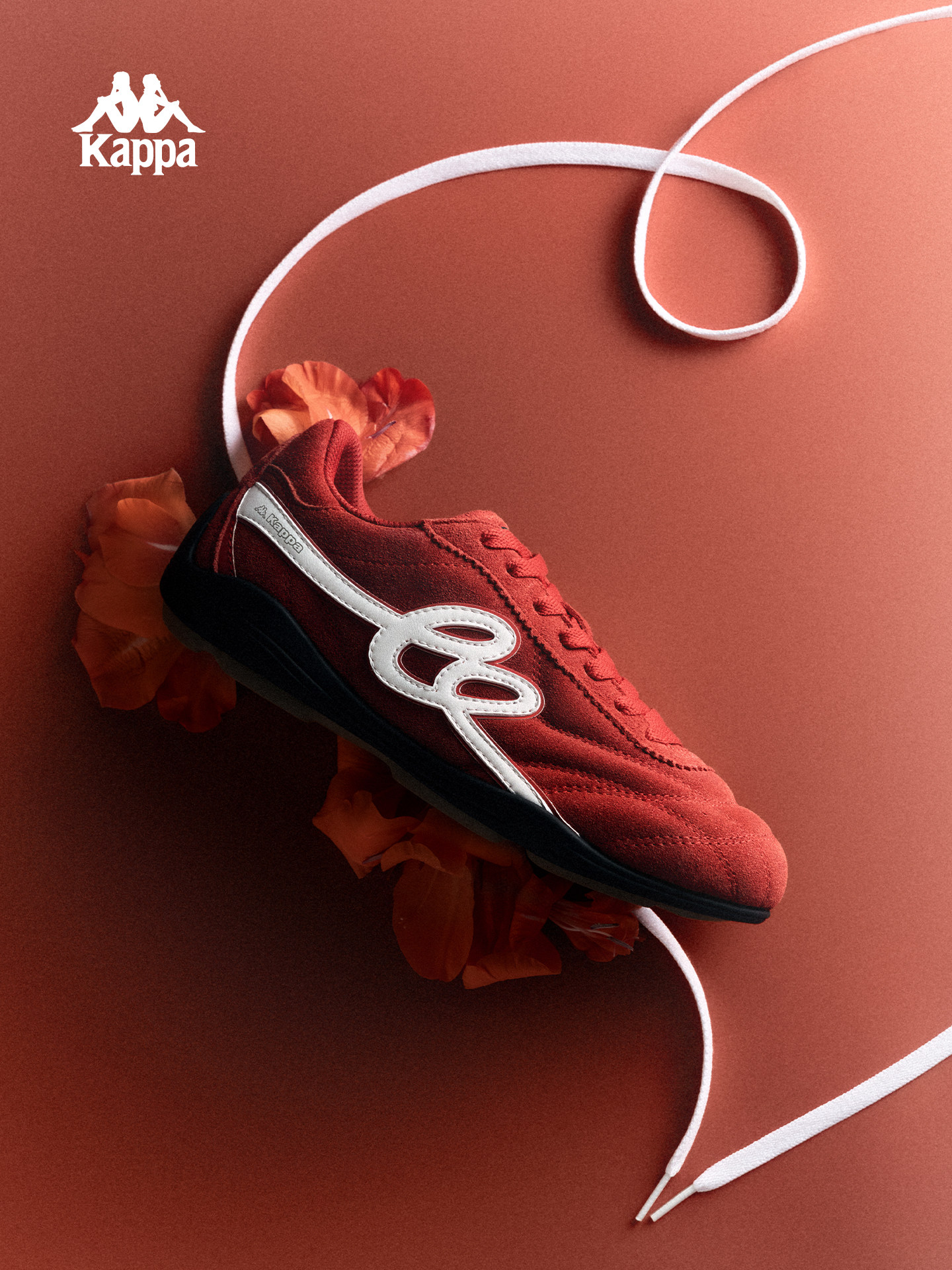 Kappa K520 women's shoes red sports shoes women's 2026 summer new New Year sneakers wedding shoes moral training shoes