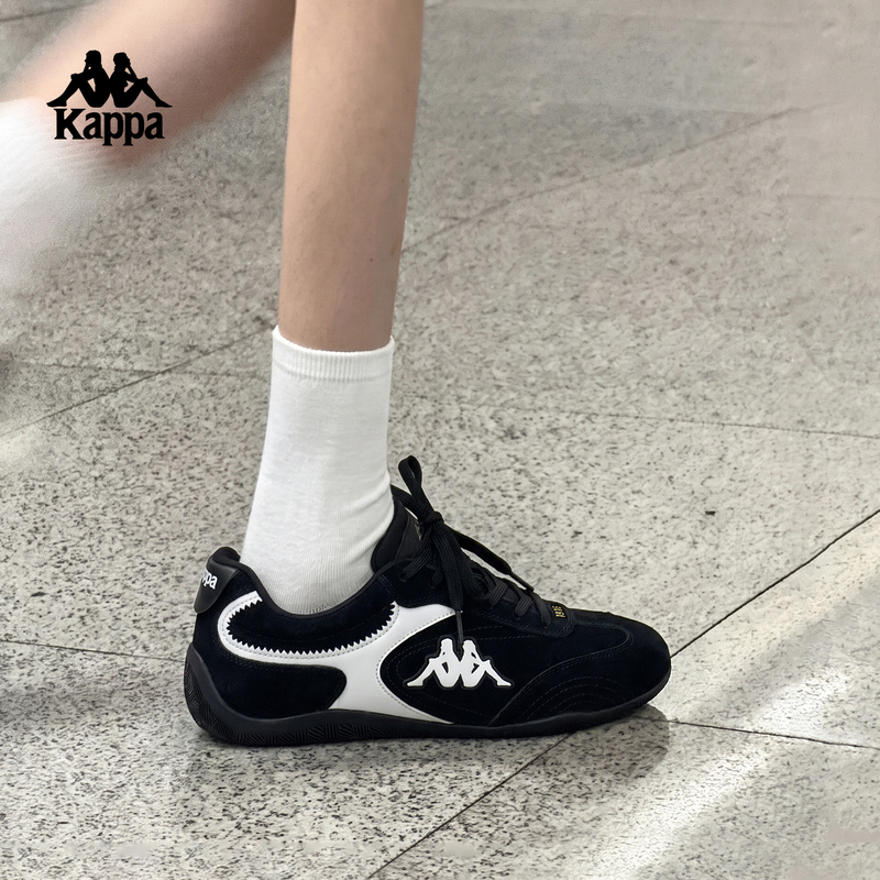 Kappa Wing Racing Shoes Black Sneakers Women's 2026 Autumn New Women's Shoes Casual Shoes Moral Training Shoes