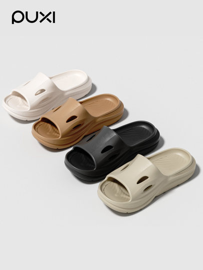 Pu Xi 2025 New EVA Men's Sports Slippers Beach Summer Soft Thick Soled Casual Men's Sandals Outdoor Wear