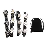 4pcs Hair Clip Элегантные цветочные булавки акрил с