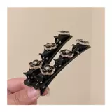 4pcs Hair Clip Элегантные цветочные булавки акрил с