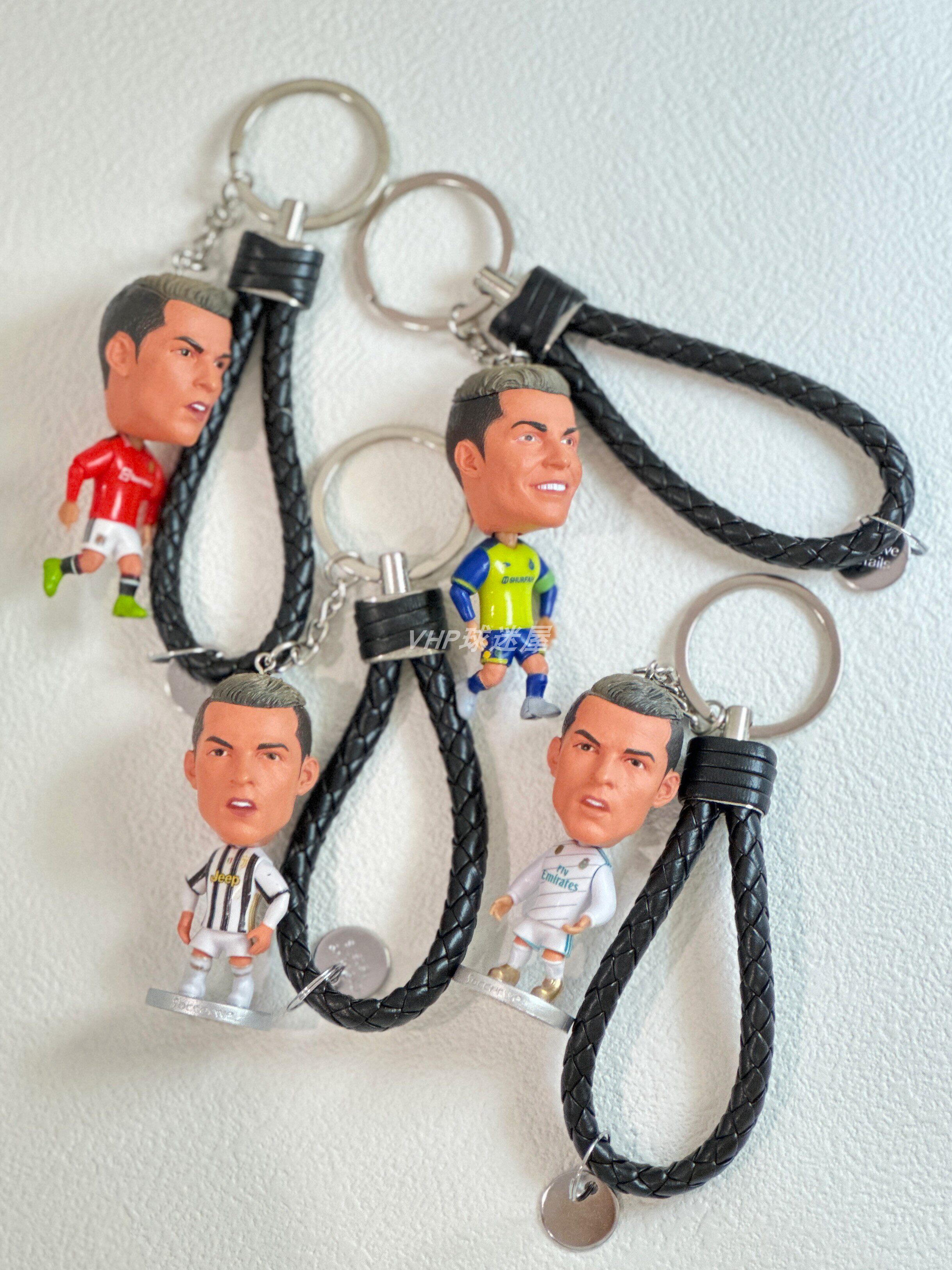 фанатская атрибутика c罗梅西钥匙扣巴萨皇马队徽挂饰纪念品足球明星周边礼物送男生 OTHER