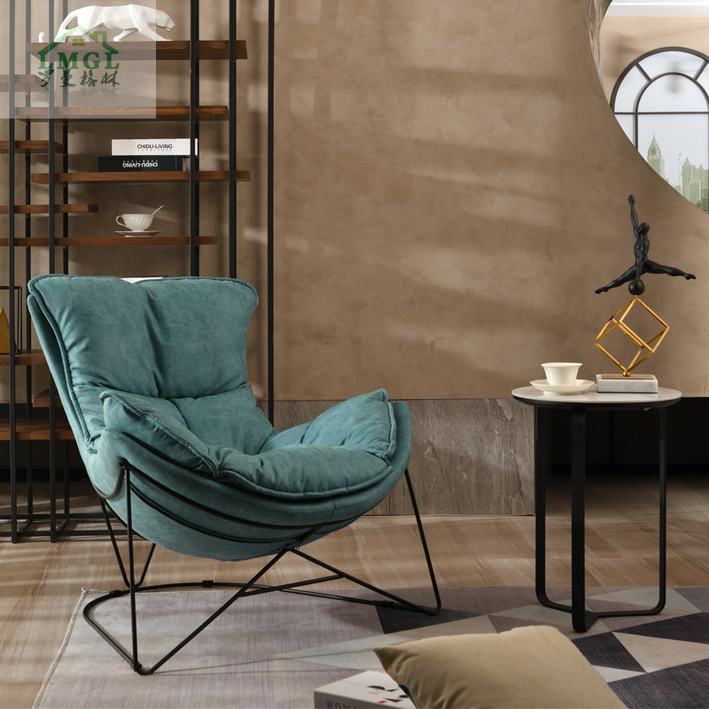 Italian Extremely Simple Man Sofa Designer Living-room Tiger Chair Light Lavish Sloth Snail Book House Tech Cloth Casual Chair