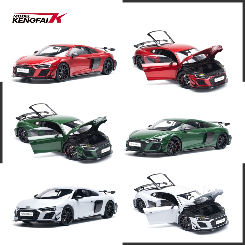 Kengfai 1:18 2021 Audi R8 Gt Rwd V10 Alloy Full-Function Car Model Kengfai 1:18 2021 Audi R8 Gt Rwd V10 Alloy Full-Function Car Model