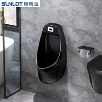 Shenluda Bathroom Official Flagship Store Nordic Gray Black Personalized Sensing Urinal Wall-mounted Hotel Home Furnishing