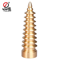 Such as the wonderful all-copper nine-story Wenchang pagoda ornaments 9-story pagoda living room crafts desk office jewelry copper round
