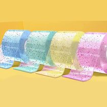 Adhesive Blowable Bubble Tapes Colorful Glitter Double-Sided