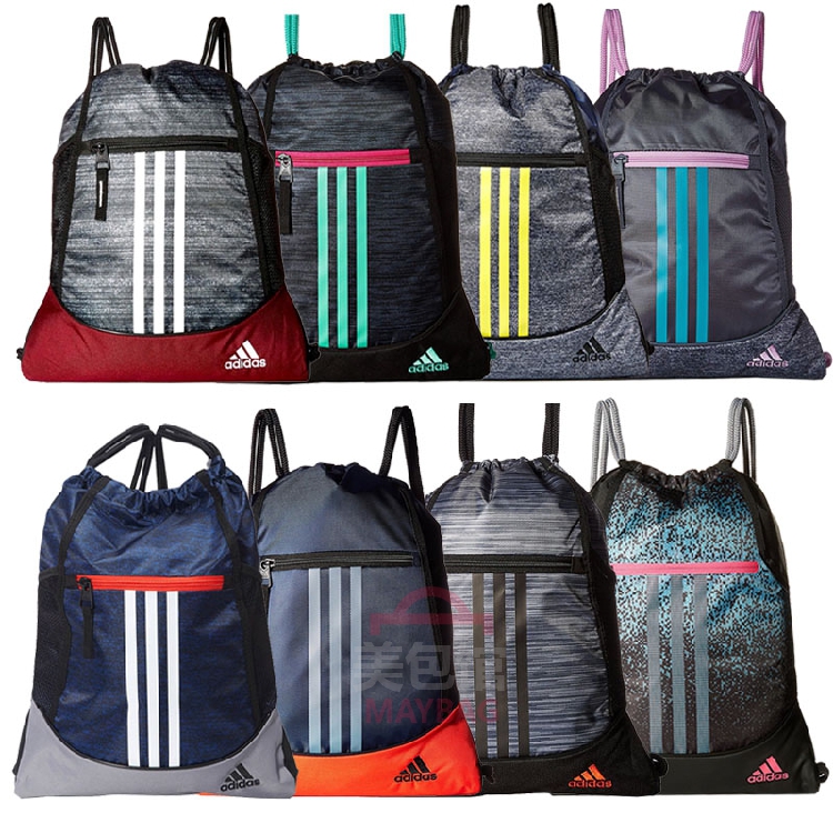 Amoy đích thực Adidas Adidas Alliance cưỡi dây kéo ngụy trang nam và nữ ba lô balo mlb