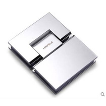 High-end Hafele bathroom clip 180-degree all-copper frameless shower room glass door hinge bright hinge 981 51