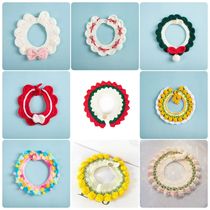 Puppy Dogs knitted bib collar kitten The Decoration Scarf Cut