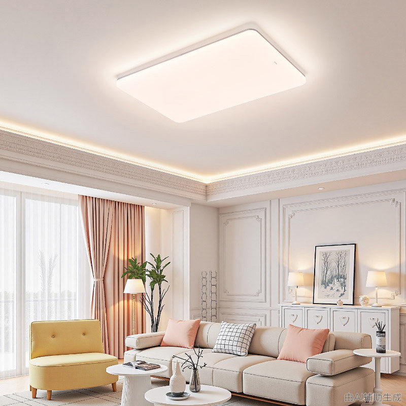 Op Lighting Ceiling Lamp for Living Room, Main Lighting Fixture for the Whole House, 2025 New Model, Full-Spectrum Intelligent Control Ceiling Lamp for Living Room, Chen Yue