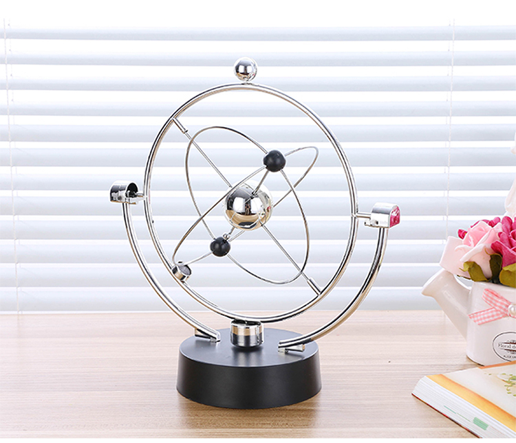 Chaos con lắc chuyển động vĩnh viễn đồ trang trí nhỏ sáng tạo chuyển động vĩnh viễn bóng Newton con lắc bóng treo vật lý từ tính nổi văn phòng trang trí bàn - Trang trí nội thất trang trí nhà cửa