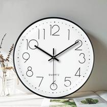 Clock wall clock living room simple modern home 2022 new clock wall electronic clock quartz clock wall watch