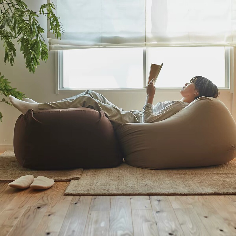 Japanese Imported Lazy Sofa Comfortable Bean Bag Removable and Washable Single-Person Reclining Bedroom Living Room Balcony Good Quality Tatami Japanese Imported Lazy Sofa Comfortable Bean Bag Removable and Washable Single-Person Reclining Bedroom Living Room Balcony Good Quality Tatami