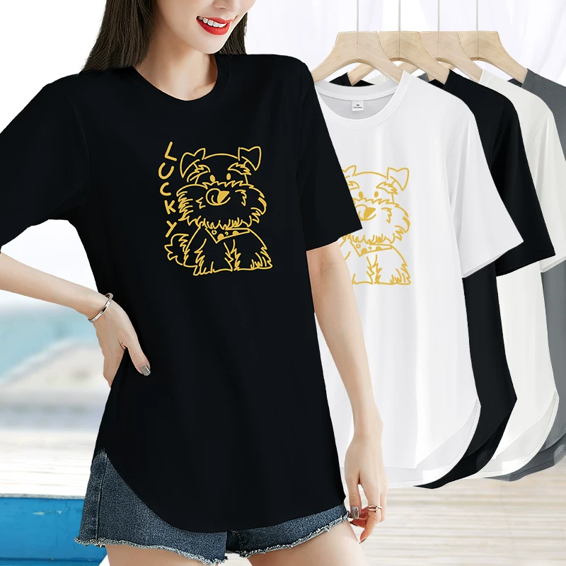 Summer short sleeve T-shirt, oversize