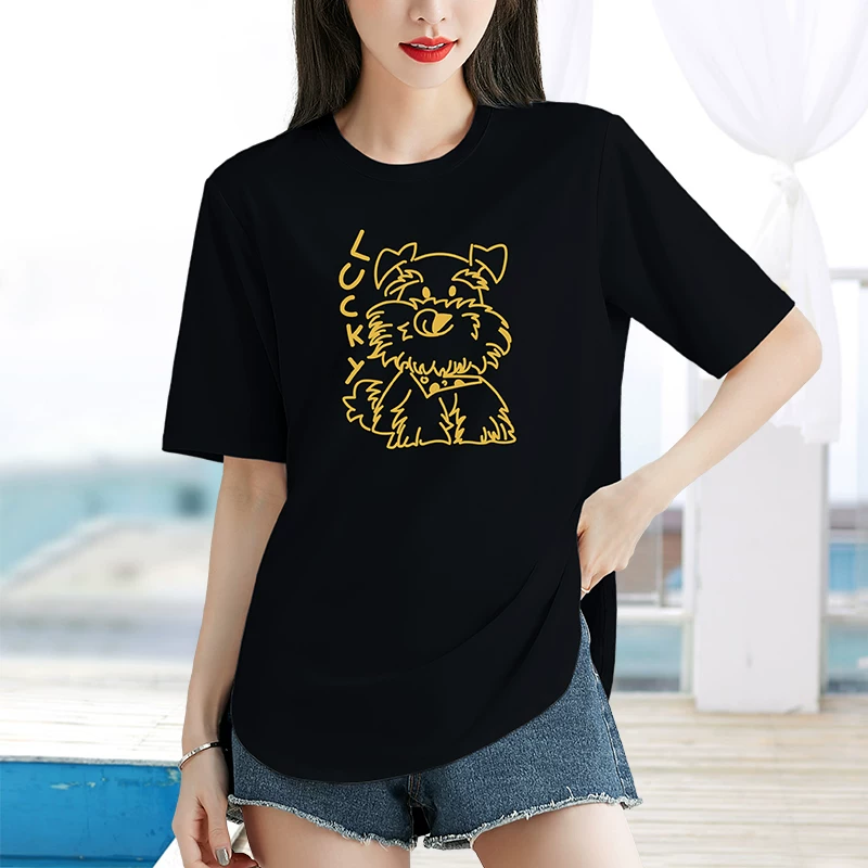 Summer short sleeve T-shirt, oversize