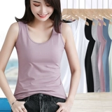 Майка топ, хлопковое эластичное универсальное белье для повседневной носки, бретели, жилет без рукавов
