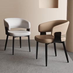 Light Luxury High-End Dining Chair for Home Use, Dining Table Chair with Backrest, Designer Modern Minimalist Italian, Chinese, and French Creative Style