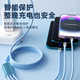 120w passenger line one-to-three fast charging data cable suitable for Apple Huawei typec super fast charging plug car multi-function charger cable three-in-one Android mobile phone charging cable