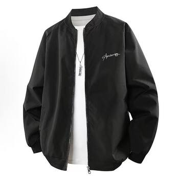National trend flight jacket baseball uniform men's three-proof fabric couple casual new high street fashion brand jacket spring and autumn design