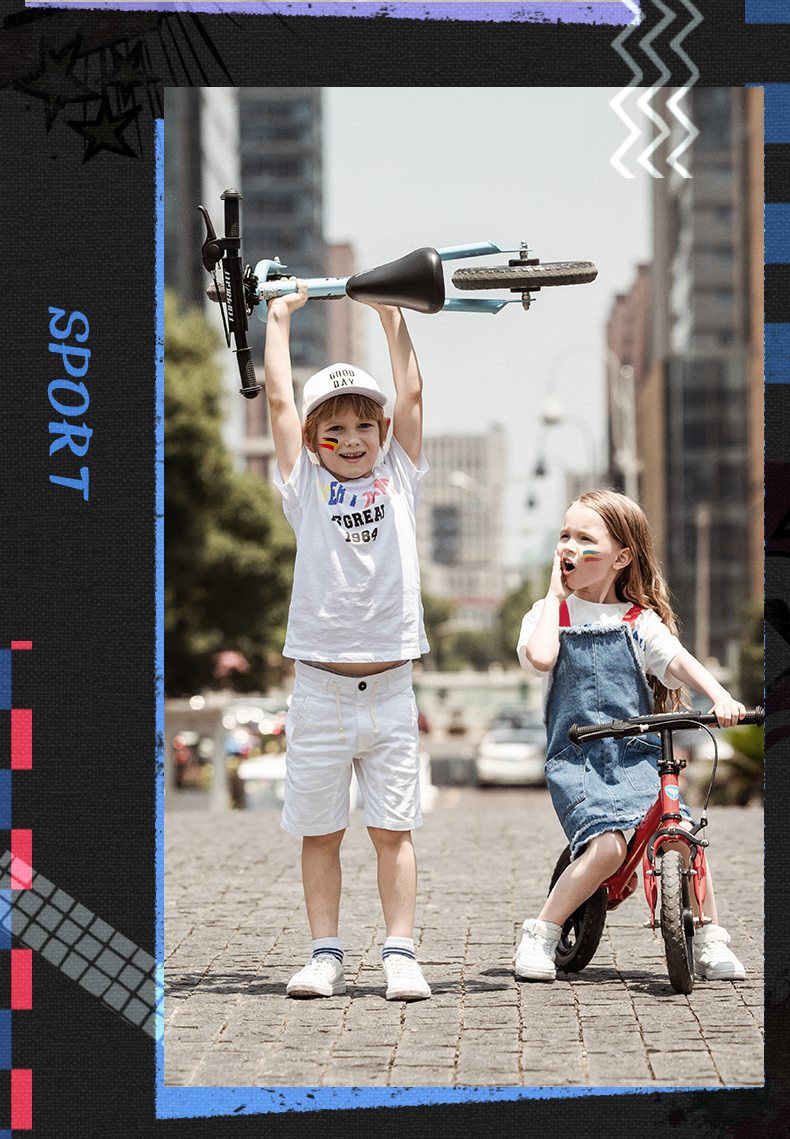 Topright Toruda trẻ em cân bằng xe không có bàn đạp trượt xe 2-3-4 tuổi trẻ yo xe tay ga - Smart Scooter bán xe thăng bằng ander
