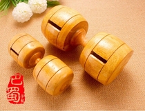 Solid wood diabolo double-headed double-wheeled diabolo ring without bearings for beginners to learn to pull the bell Collection entertainment slimming exercise