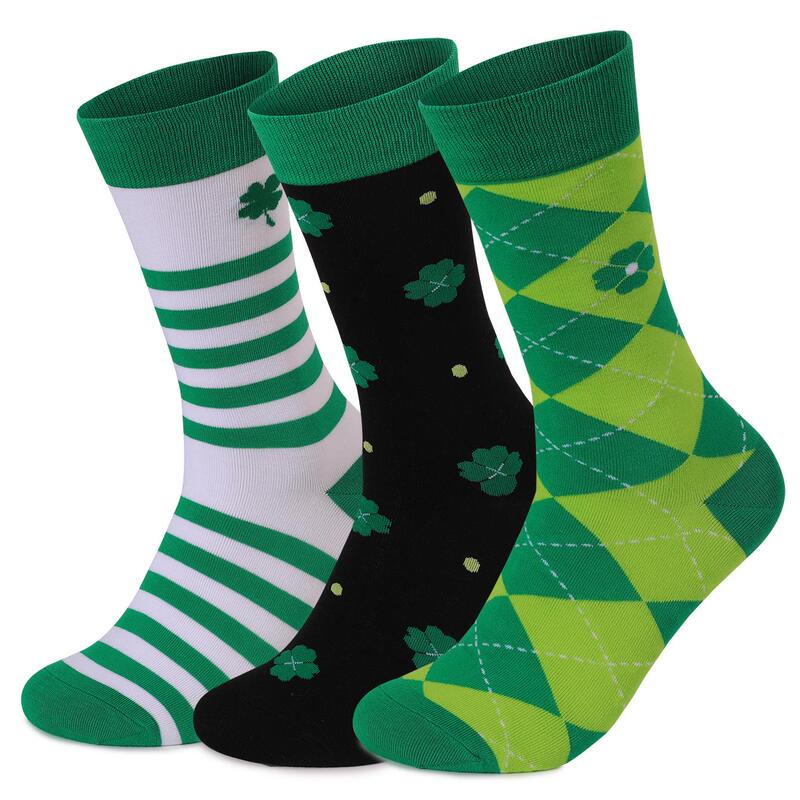 Amazon's Best-Selling Wish Four-Leaf Clover Striped Socks for St. Patrick's Day, Thick Mid-Calf Socks That Absorb Sweat and Prevent Odor Amazon's Best-Selling Wish Four-Leaf Clover Striped Socks for St. Patrick's Day, Thick Mid-Calf Socks That Absorb Sweat and Prevent Odor
