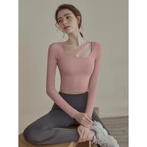 Yoga suit woman with chest cushion 2023 new running fitness suit jacket tight professional sports long sleeve suit