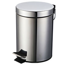 Accor trash can household stainless steel foot pedal flip lid sanitary bucket classification trash can 8L