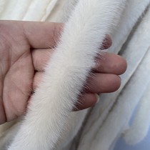 Wool accessories rabbit fur edge strips mink fox fur plush strips clothes collar cuffs shoe mouth hemming diy decoration