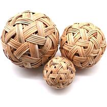 Hand-woven Cuju ball natural made Sepak takraw photography props school sports meeting Cuju game ancient football