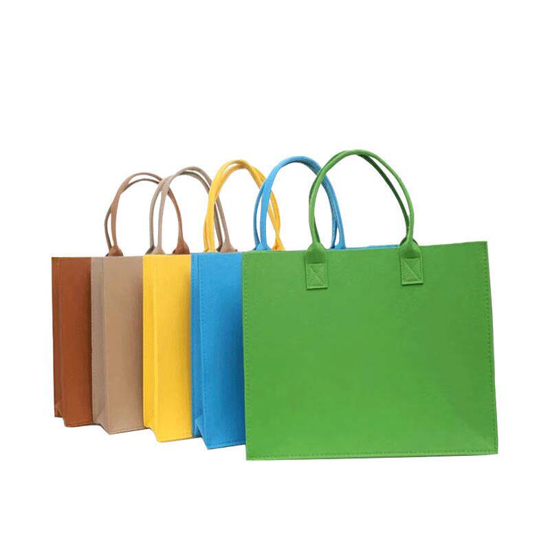 庄太太毛毡包手提袋可定制logo礼品包装袋【颜色备注30*25*12cm*1