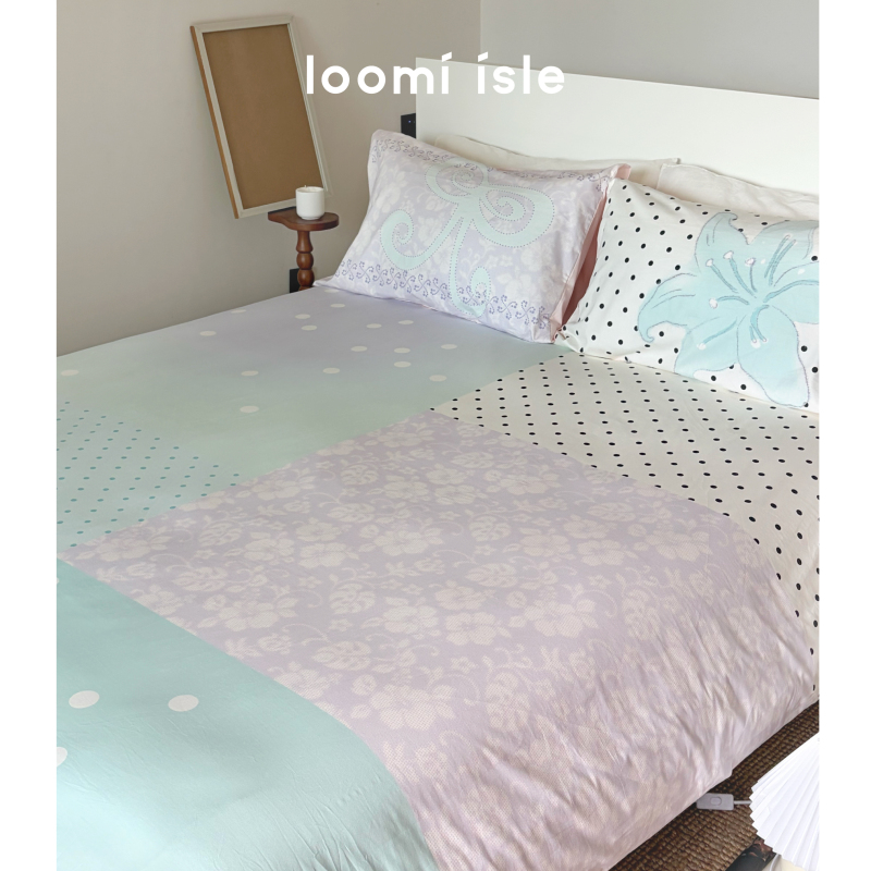 Loomiisle Niche Original Design Mint Island 100% Cotton High-Density All-Cotton Four-Piece Set Loomiisle Niche Original Design Mint Island 100% Cotton High-Density All-Cotton Four-Piece Set