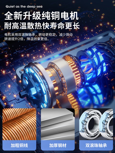 Chigo Electric Fan Ceiling Fan Strong Wind 56inch Home Living Room Silent Iron Leaf Restaurant Dormitory Industrial Ceiling Five-Blade