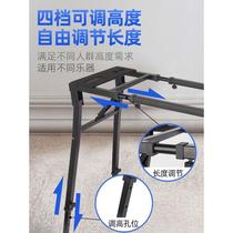 Key electric piano universal guzheng double-layer rack piano table household rack folding key bracket liftable piano electronic piano