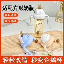 Suitable for Gehen Hegen bottle cap Pueraria Bottle accessories nipple 1 year old and above gehen bottle Hegen cap