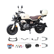 Suitable for Zongshen Xiaoxiong Dundun mini bumper one-word bar gear lever rear shelf rear backrest gas tank tail box