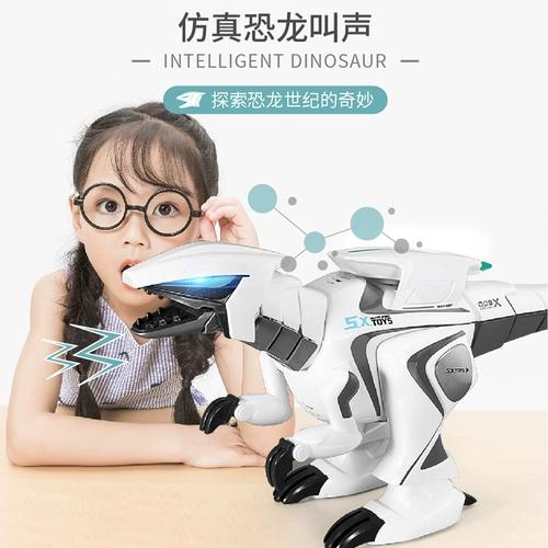 Умный детский динозавр, электрическая игрушка, робот для мальчиков, дистанционное управление, тираннозавр Рекс, 3 лет, подарок на день рождения, 9 лет