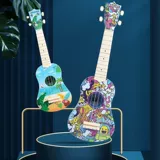 Укулеле с партитурой, реалистичная трендовая детская гитара для начинающих, подарок на день рождения