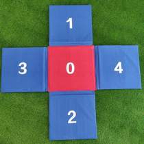 Mat cross jump folding gymnastics childrens mat childrens sports equipment sensory training physical training for primary and secondary school students