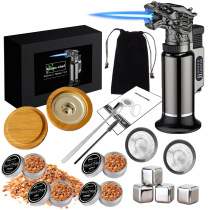 Whiskey Cocktail Old Fashioned Chimney Drink Smoker Kit smoke