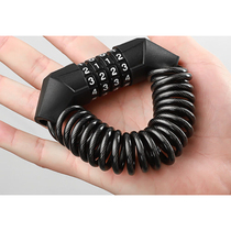 Mountain bike lock helmet lock motorcycle anti-theft portable lock electric bike password bicycle mini chain lock