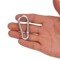 Iron galvanized lock buckle safety buckle buckle hook insurance buckle mountaineering lock buckle dog chain lock buckle sunshade net buckle new style