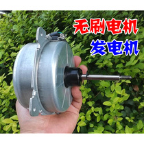 Low speed three-phase permanent magnet brushless AC brushless wind power generator hand powered hydraulic 12-220V growth gear box