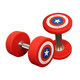 Gym Rubber-Coated Dumbbell Set, Pure Steel Fitness Equipment, Men's and Women's Special Round-Head Personal Training Home Dumbbell Rack