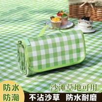 Brand new picnic mat outdoor moisture-proof mat thickened waterproof and moisture-proof spring outing picnic mat beach camping picnic cloth
